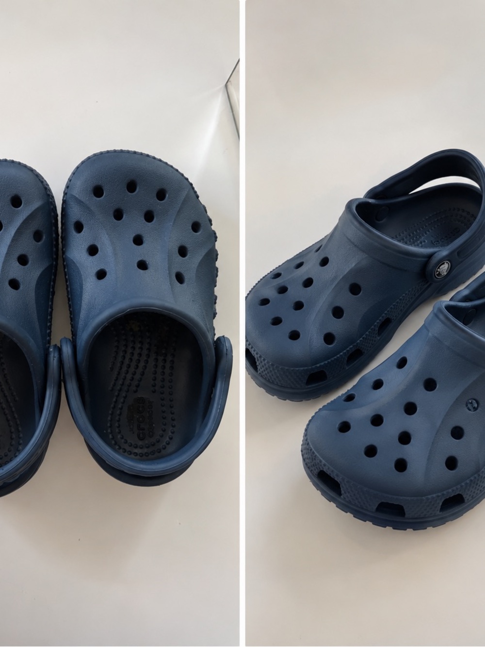 CROCS Kids Navy Blue Water Clogs